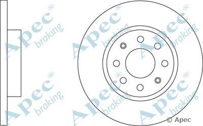 APEC BRAKING dsk2569 -  Тормозной диск
